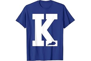 KENTUCKY CLOTHING CO. Vintage Letter K Kentucky Blue T-Shirt