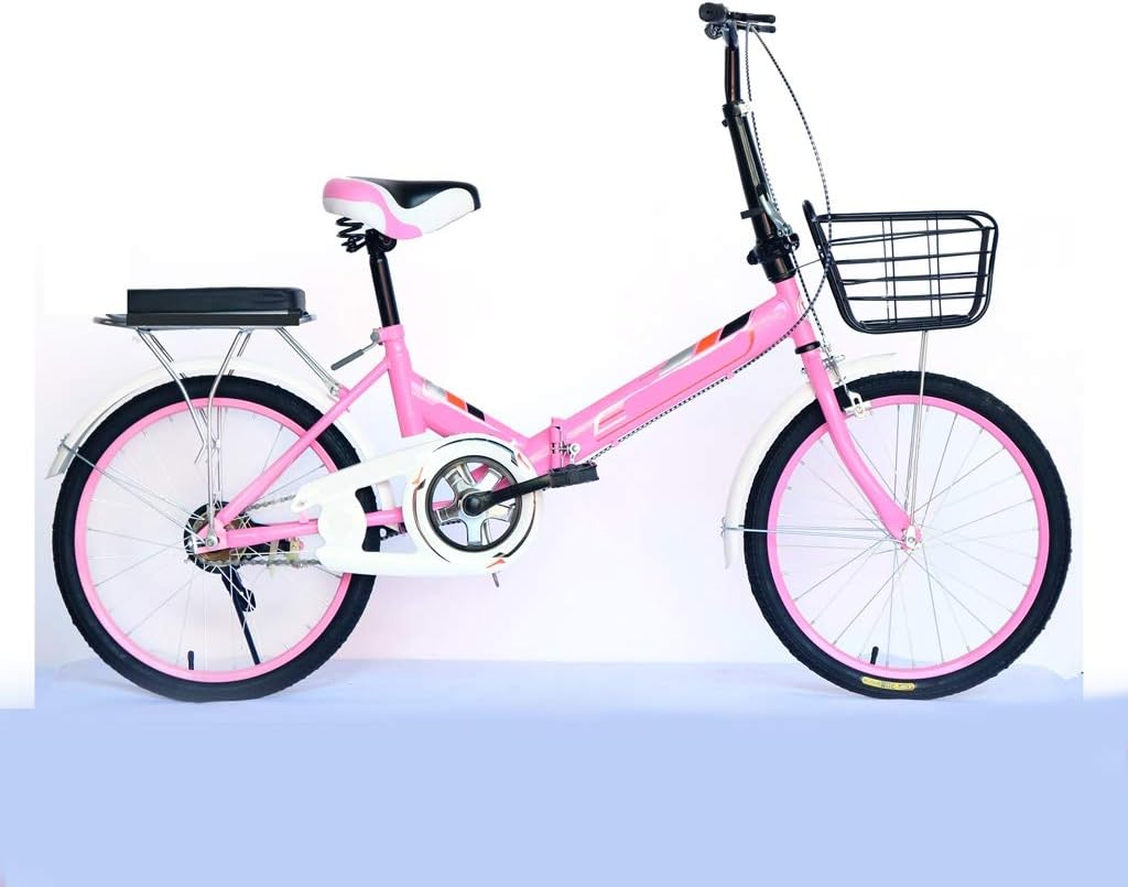 pink hybrid bike