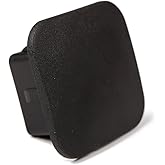 CZC AUTO Trailer Hitch Cover, 2 inch Tow Receiver Tube Plug Cap, 2" Black Hitch Ball Insert Compatible for Toyota Mercedes Mo