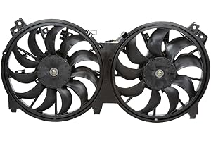 AUTO SHACK AutoShack Radiator Cooling Fan Assembly Replacement for 2007 2008 2009 2010 2011 2012 2013 2014 2015 2016 2017 2018 2019 2020 2021 Nissan Altima 2.5L 3.5L V6 FWD FA720455