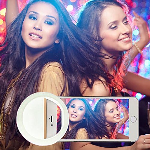 Clip on Selfie Ring Light, Foneso 36 LED for iPhone 6s Plus/6s, iPad, Samsung Galaxy S6 Edge/S6, Galaxy Note 5, Blackberry, Sony Xperia, Motorola and All Smart Phones