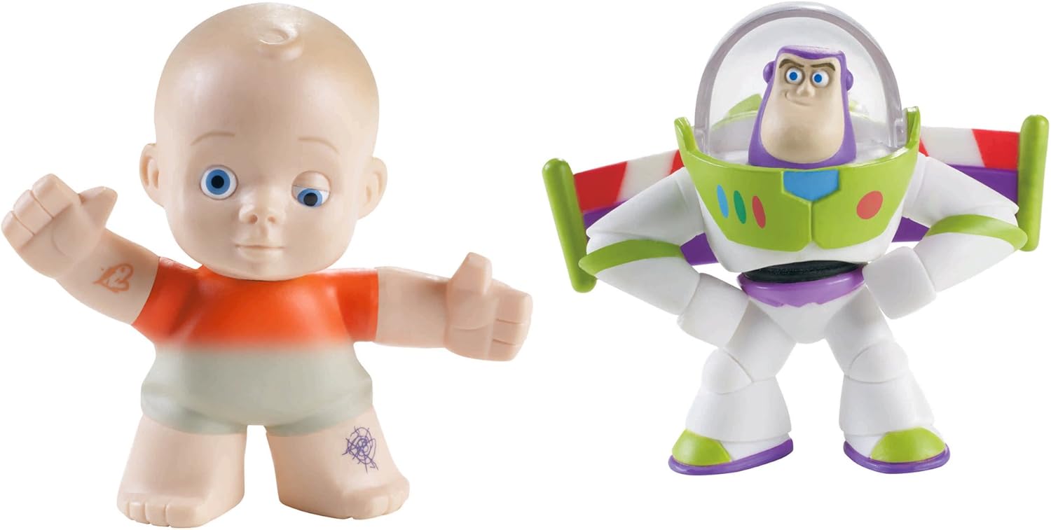 Amazon トイ ストーリー 色チェンジ フィギュアセット バズとビッグベビー W7406 ロボット 子ども向けフィギュア おもちゃ