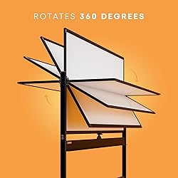 Rolling Dry Erase Board 70 x 36 - Large Portable