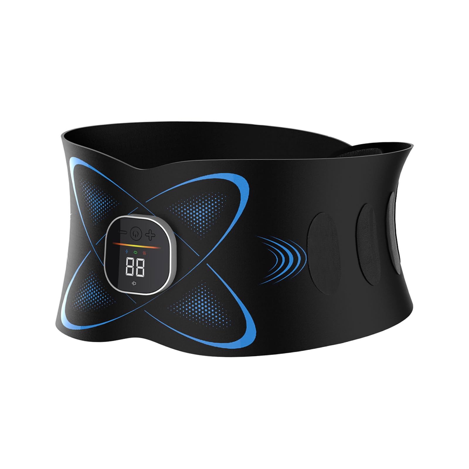 Photo 1 of Ab Stimulator Muscle Toner, Abs Stimulator Abdominal Massage Belt with Heat for Belly Fat Burning & Cellulite Melting & Stomach Smooth Firming, Lower Back Massager for Women Men Pain Relief Gifts