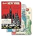 Cavallini Papers & Co Mini Notebooks Vintage New York Mini Notebooks Packaged Together As One Set, 4 x 5.3