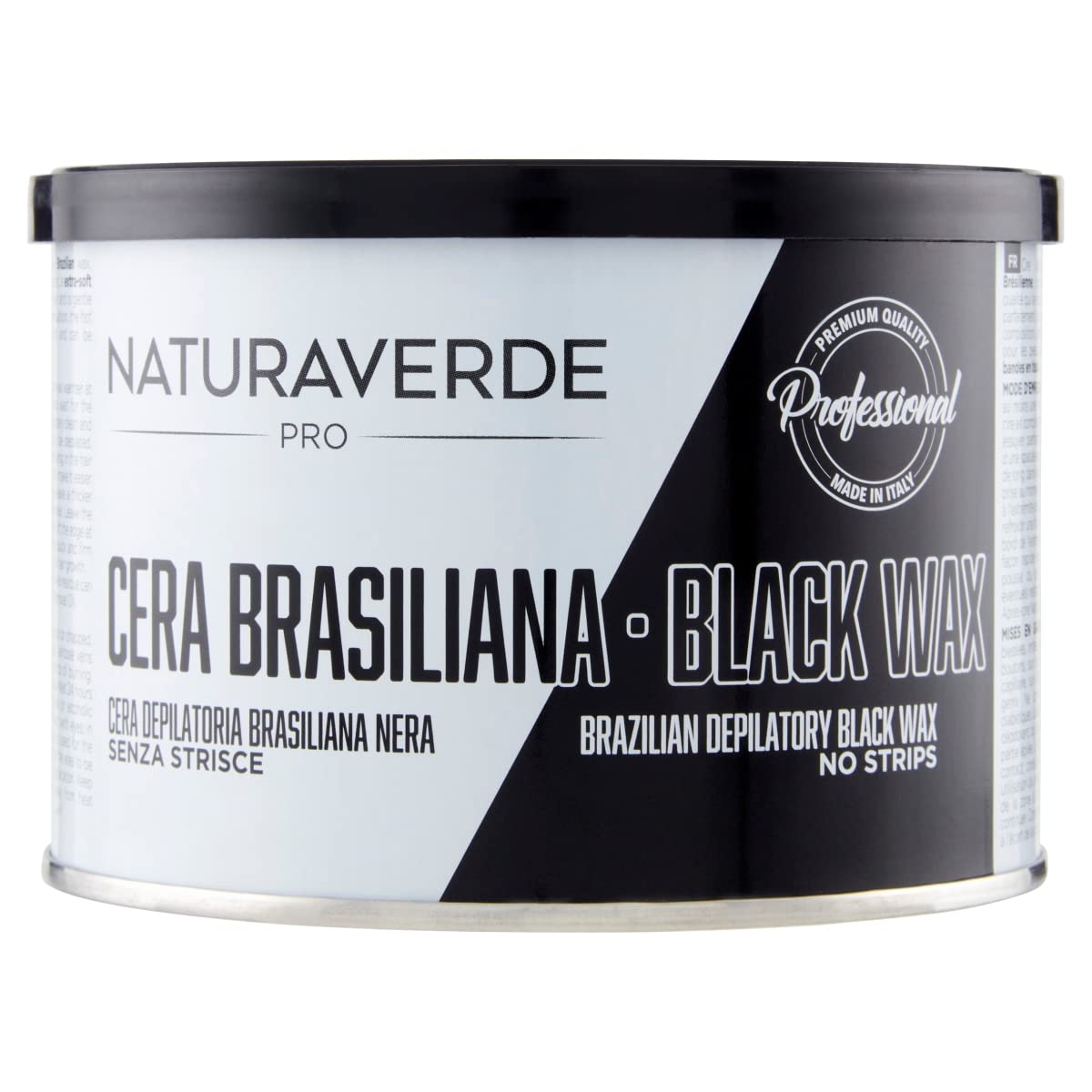 Naturaverde Brazilian Black Liposoluble Hair Removal Wax - 400 ml