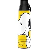 Tervis Venture Water Bottle Peanuts - Snoopy Maxiumus Triple Insulated Tumbler Travel Cup Keeps Drinks Cold & Hot, 36oz, Stainless Steel