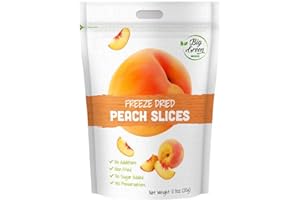 Big Green Organic Food- Freeze-Dried Peach, Healthy Snacks, Natural Flavor (3)