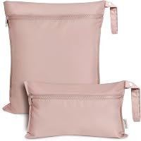 Pack De 2 Wetbags (sacs à Langer) Réutilisables Imperméables - Pour Couches, Maillots De Bain, Voyage Ou Piscine