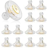 Silicone Earring Backs, 18K Gold Secure Locking Design for Studs, Hypoallergenic Replacement for Droopy Ears, No-Irritation Earring Backs for Men and Women(12 PCS)