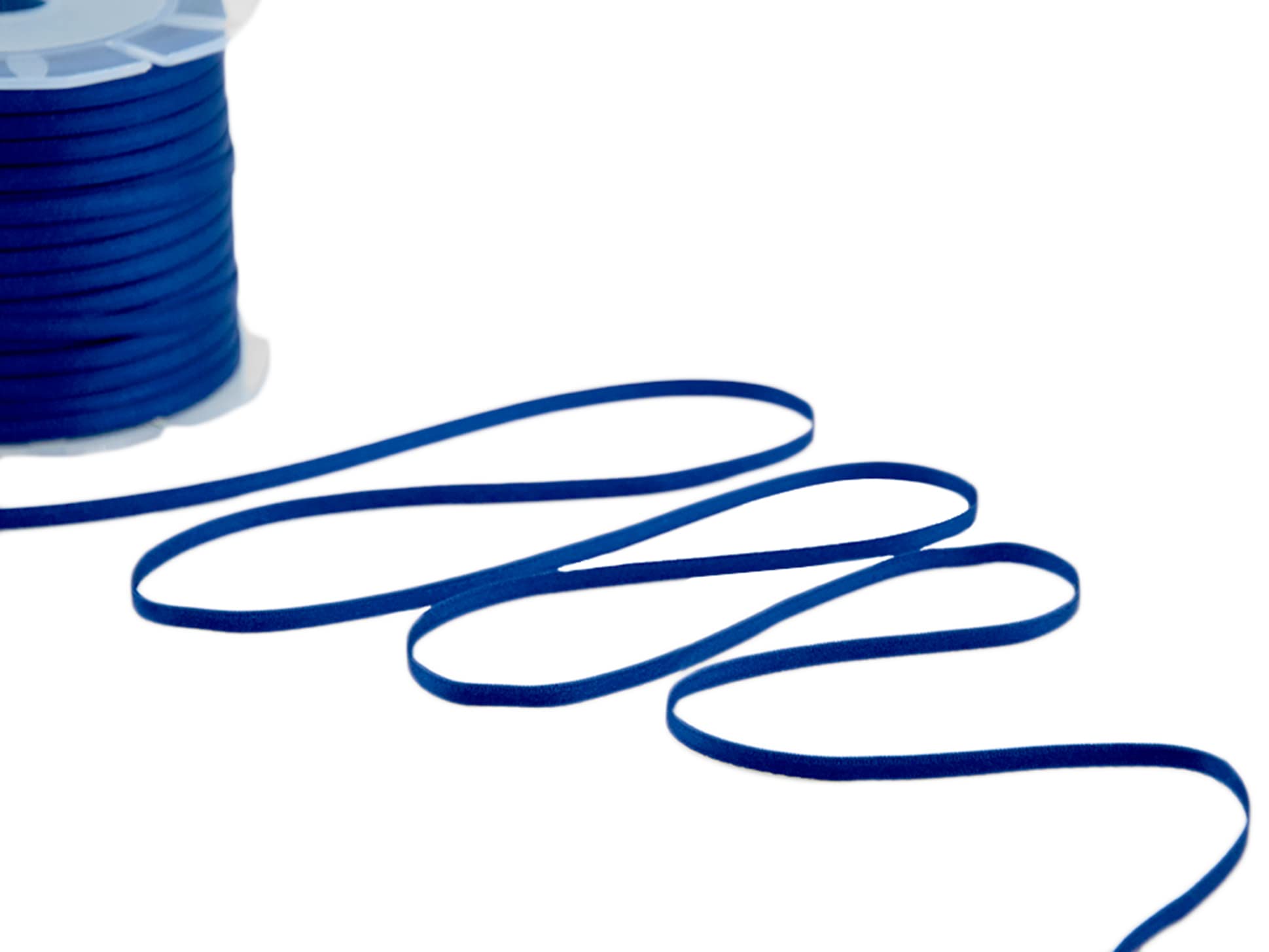 Furlanis Ribbon, Silk, Dark Blue, 3 mm x 50 m