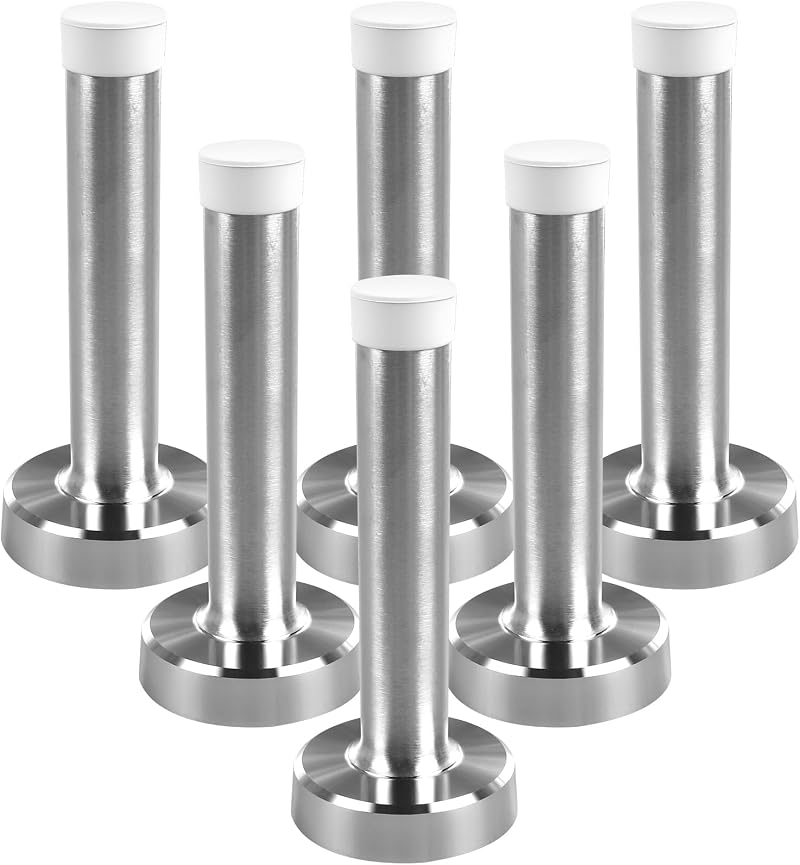 Northern Brothers Chrome Door Stopper Heavy Duty 6 Pack
