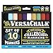 Chalkboard Chalk Markers by VersaChalk - Classic Colors (10-Pack) | Dust Free, Water-Based, Non-Toxic | Wet Erase Chalk Ink Pens