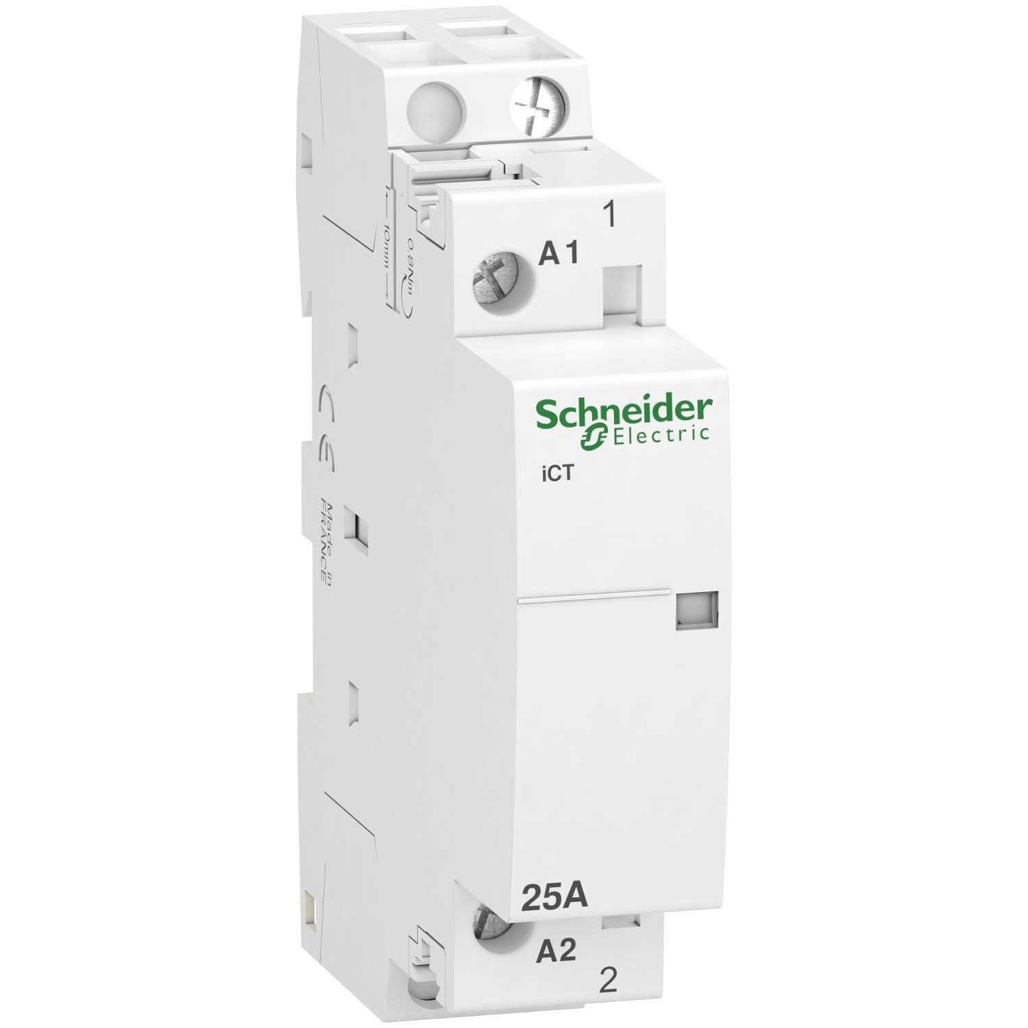 Schneider A9C22715 iCT 16A 1NO+1NC 230-240 VAC Contactor, White, Set of 12 Piece
