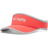 Columbia Unisex PFG Signature 110 Visor, Red Hibiscus/Cool Grey, One Size