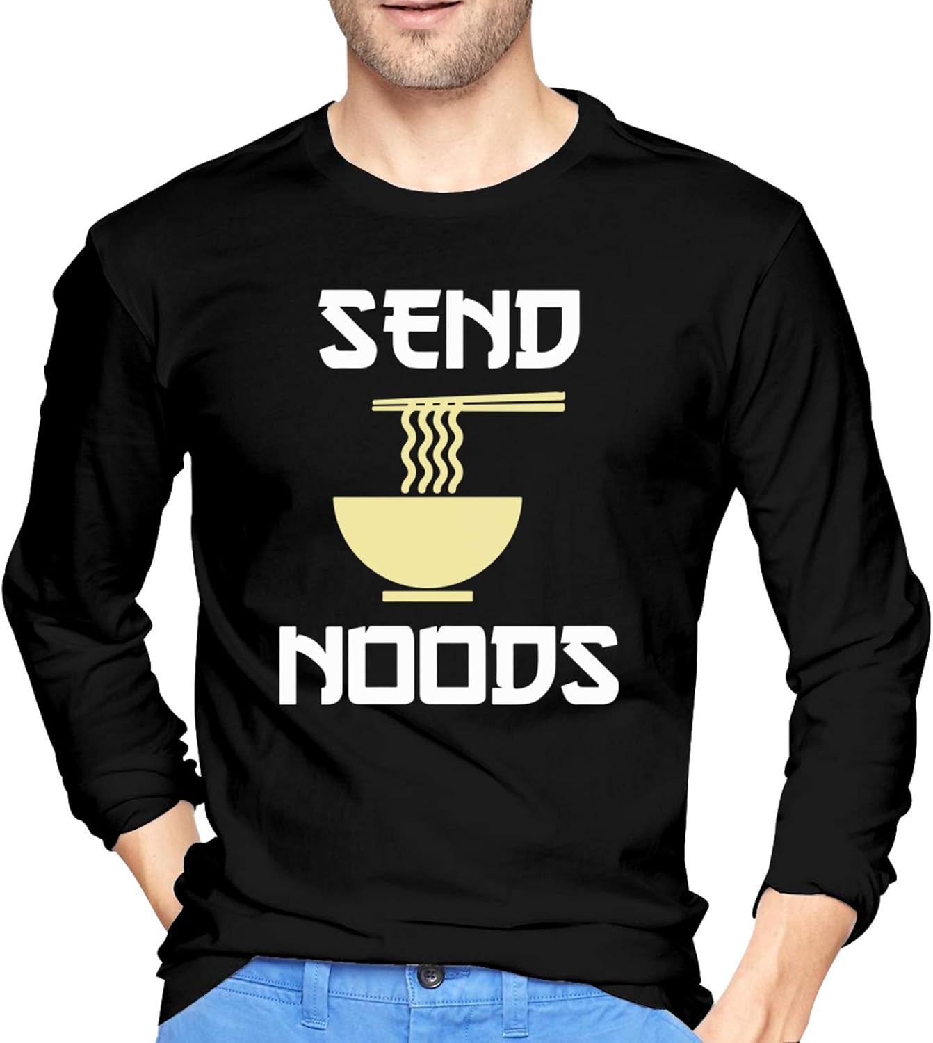 send noods men's shirt