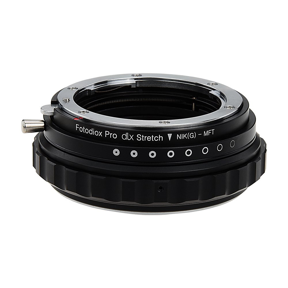 Fotodiox DLX Stretch Lens Mount Adapter Compatible with Nikon F-mount G-Type Lenses to Micro Four Thirds Mount Cameras