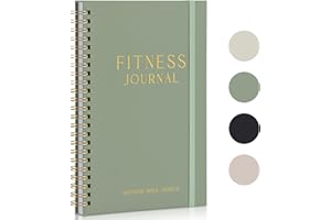 ZICOTO Fitness Journal for Tracking and Crushing Your Gym Goals - Detailed Workout Planner & Log Book for Women - Great Gym Accessories With Calendar, Nutrition & Progress Tracker