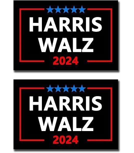 Harris Walz 2024 Cartello da cortile Kamala Harris For President Yard