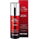 PRETTYSKIN MX2 BIO-TOX Facial Serum Eedle Shot 200 Nourishing Skin Revitalizing Solution Hydrolyzed Sponge 1.16 oz.(33g) (1.16, Eedle Shot)