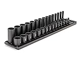 TEKTON 3/8 Inch Drive 12-Point Impact Socket Set