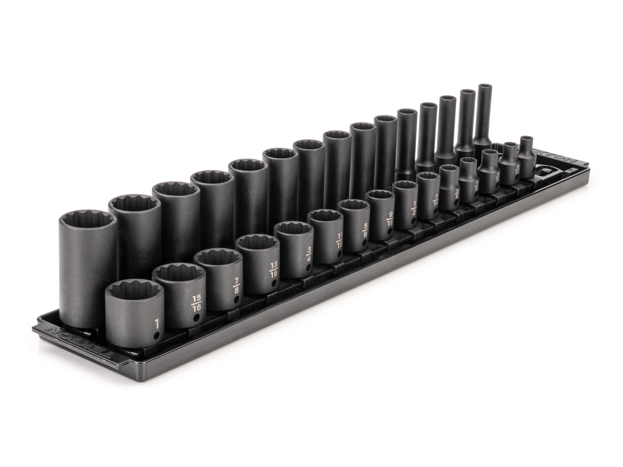TEKTON 3/8 Inch Drive 12-Point Impact Socket Set