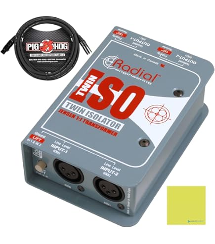 Amazon.com: Radial Pro-Iso Stereo XLR Isolator and Converter