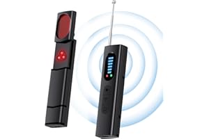 Mieaoll Hidden Camera Detector, Anti Spy RF Signal Scanner, Portable Bug and GPS Tracker Detector, 5 Adjustable Sensitivity Levels, Home Security Tool for Travel, Office, Hotel