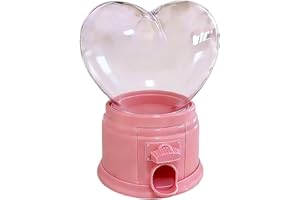 New Heart Shaped Candy Dispenser Valentine Candy Dispenser Machine Small Gumball Machine for Valentine's Day Exchange Treats