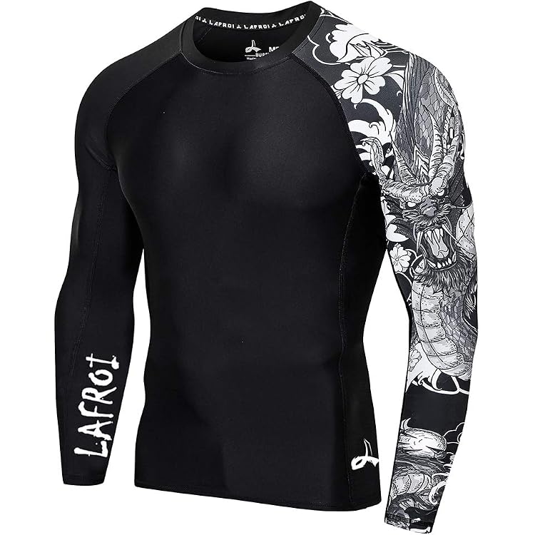 Red Plume Men's Compression Shirts Quick Dry