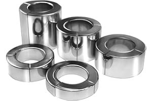 Men's Metal Stainless Steel Weight Training Ring Detachable Stretching Equipment, 6 Sizes, 1 Piece-cahlF72 (30mm)