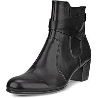 Amazon.com | ECCO Women's Dress Classic 35 MM Buckle Ankle Boot, BLACK,  5-5.5