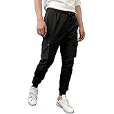 Southpole Mens Lightweight Quick Dry Cargo Nylon Jogger Pants