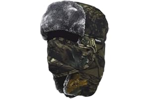 FENELY Winter Trapper Hats Ushanka Russian- Men Women Trooper Ear Flaps Hunting Face Masks Ski Snow Cold Weather