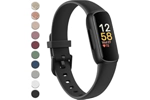 Meliya for Fitbit Inspire 3 Bands Women Men, Soft Silicone Adjustable Wristband Replacement Sport Straps Compatible with Fitbit Inspire 3 Fitness Tracker