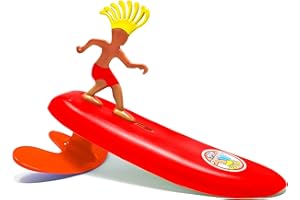 Surfer Dudes Classics Wave Powered Mini-Surfer and Surfboard Beach Toy - Costa Rica Rick