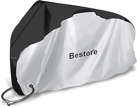 Amazon Bestore 自転車カバー 防水 厚手 雨よけ 子供 盗難防止 防風 Uvカット サイクルカバー 29インチまで対応 4dオックス 収納袋付き Bestore 自転車カバー
