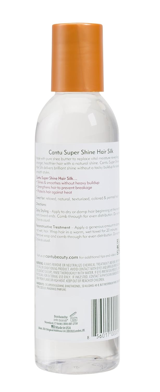 Cantu Shea Butter Super Shine Hair Silk, 6 Fluid Ounce : Beauty