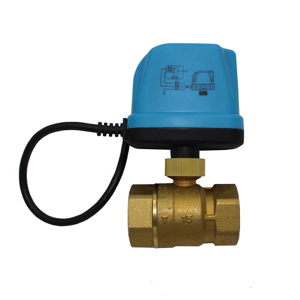 AC 220v - 2 Port motorised Valve Motorized Ball Valve 1/2 3/4 1 1-1/4 1-1/2 2 inch (3/4 pulgada)