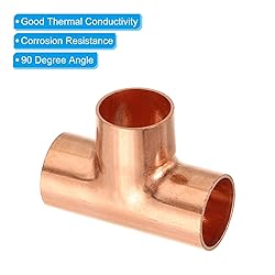 PATIKIL 3/4 Inch ID Tee Copper Fitting, 1 Pack 3
