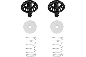 PULEMS Coffee Machine Brew Basket Bottom Spring Loaded Stopper Kits Replacement for Cuisinart Coffee Makers, Coffee Maker Parts Fit for Cuisinart DCC-1200, DCC-1200BCH, DCC-1200BW Brew Basket,2Pack