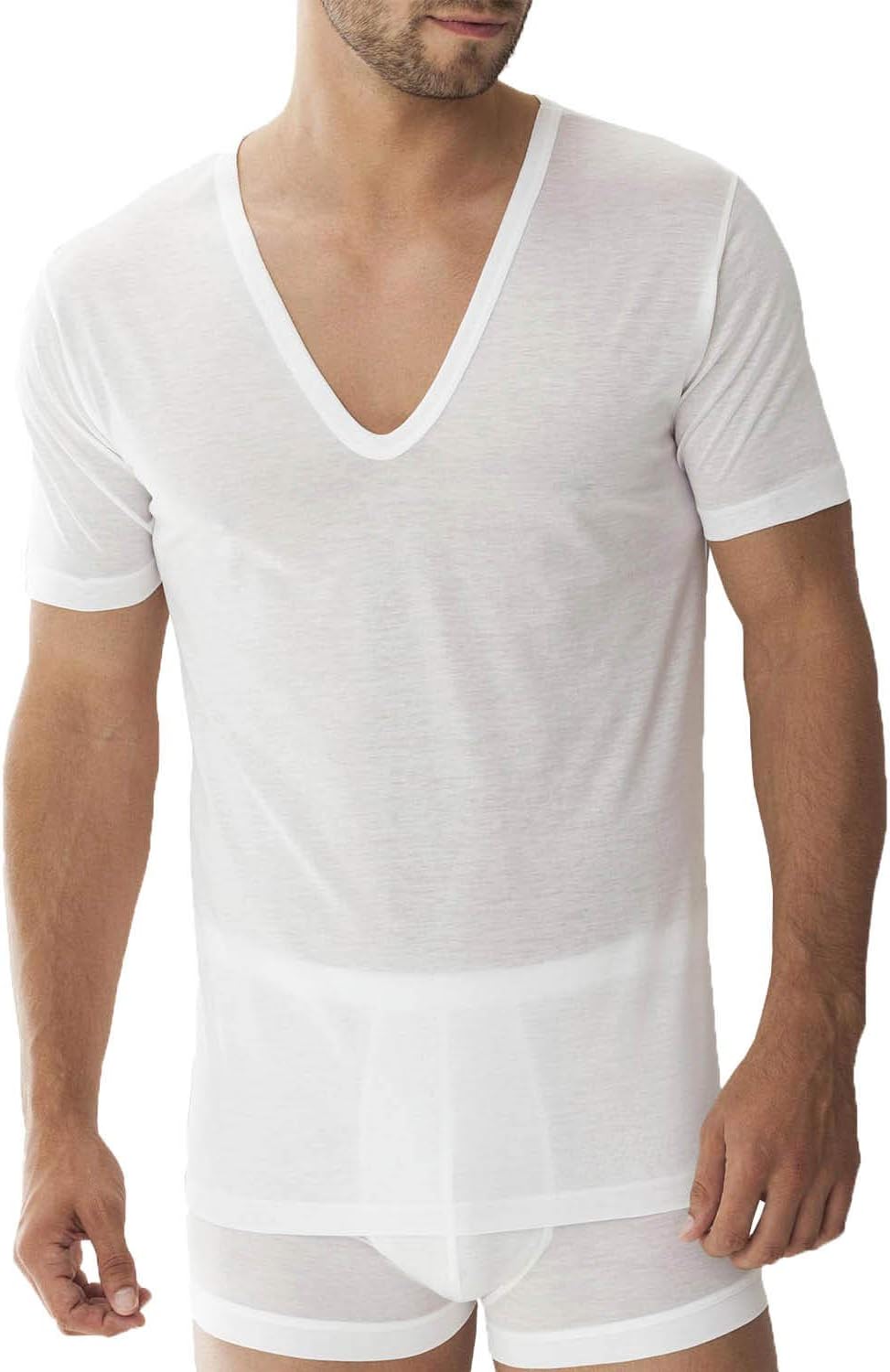 Zimmerli Royal Classic Deep V-Neck T-Shirt (2528124)