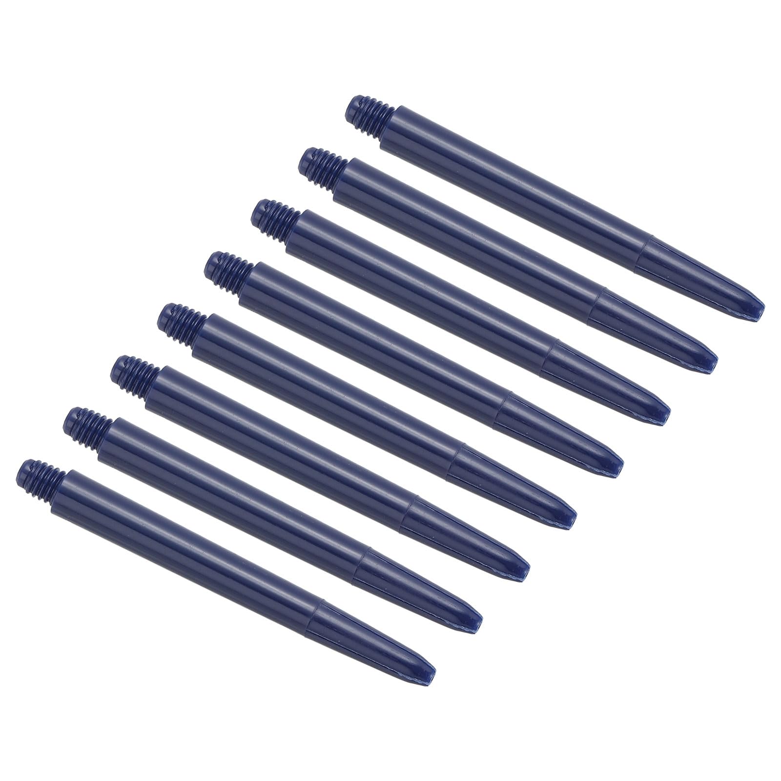 PATIKIL 53mm Plastic Dart Shafts, 50 Pack Medium 2BA Thread Dart Stems Dart Accessories, Purple