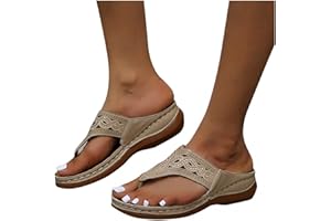 Gibobby Sandals for Women Wide Width,2019 Summer Comfy Platforms Sandals Shoes Beach Travel Shoe Casual Flip Flops Slippers