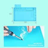 yowtiny Soldering Mat Large 17.7 x 11.8 in 932F Heat Resistant Silicone view 5