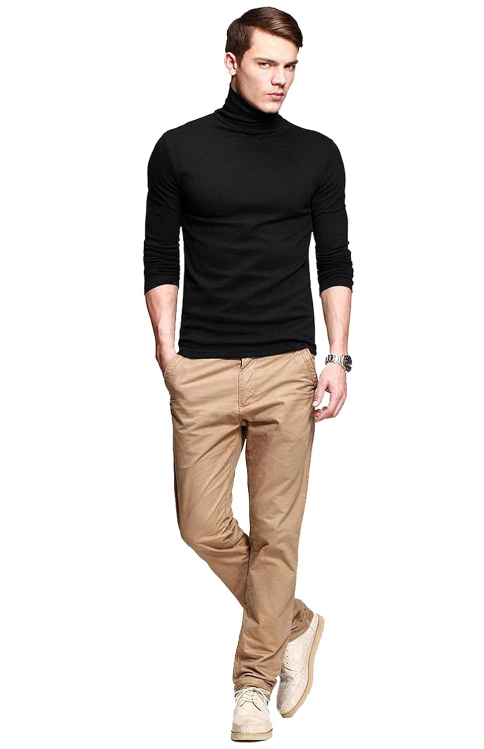 fanideaz men's plain regular fit t-shirt