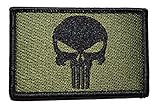Punisher Tactical Patch, OD Green