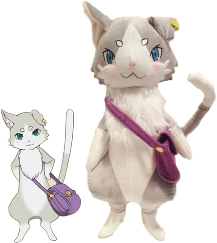 GK-O Re:Zero Starting Life in Another World Puck Plush Doll Emilia's elf Cosplay (Medium 9.84in 25cm)