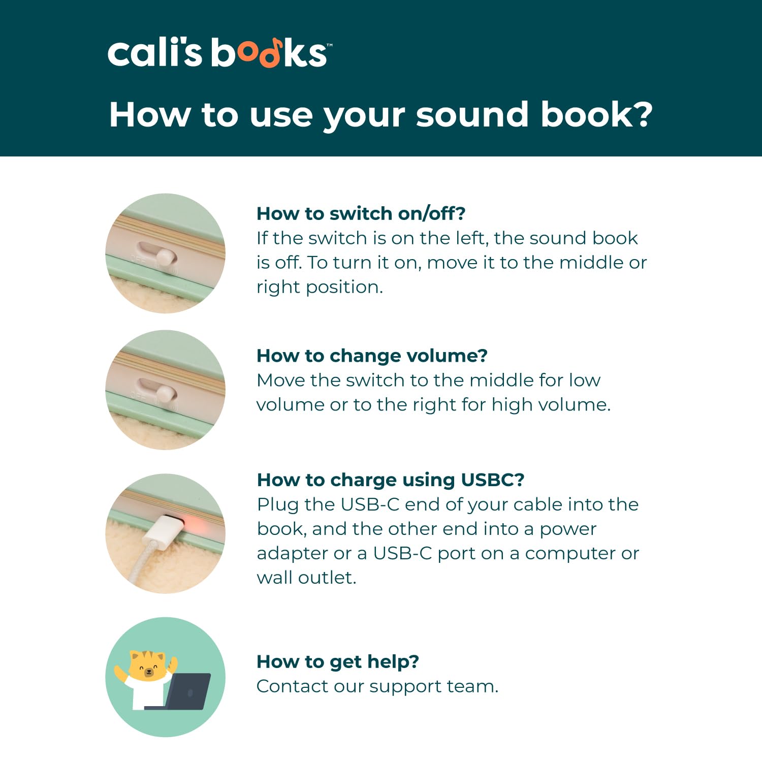 Cali's Books You Are My Sunshine Music Book Toddlers 1-3 Years Old - Nursery Rhymes Musical Book, Headphone Jack, Interactive Baby Sound Book, Singing Toy Children Girls Learning Song Toy Toddler Boys