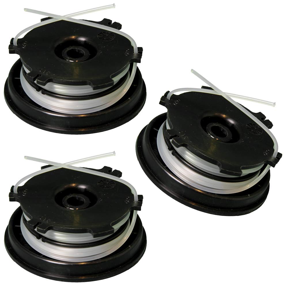 IKRA 73500207-3 Spools (DA-F7) Set of 3 Thread Spools for Grass Trimmer
